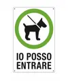 Cartello 'io posso entrare'