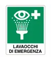 Cartello 'lavaocchi di emergenza'