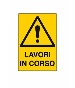 Cartello 'lavori in corso'