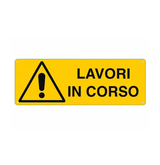 Cartello 'lavori in corso'
