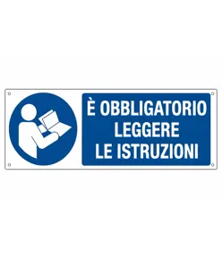 etichette adesive  leggere il manuale delle istruzioni
