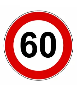 Cartello limite di velocità