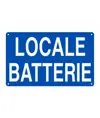 Cartello 'locale batterie