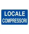 Cartello 'locale compressori