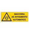 Cartello 'macchina ad avviamento automatico'