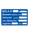 Cartello 'mola n° ___ fabbricante