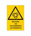 Cartello 'motore ad avviamento automatico'
