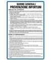 Cartello 'norme generali prevenzione infortuni'