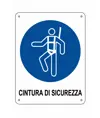 Cartello obbligo  contura di sicurezza