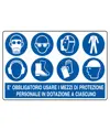 Cartello obbligo  dispositivi di protezione individuale