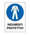 Cartello obbligo  indumenti protettivi