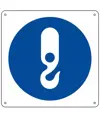 Cartello obbligo  punto d'aggancio