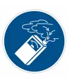 Cartello obbligo  utilizzare il rilevatore gas