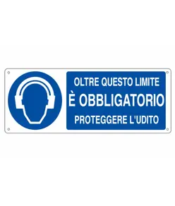 etichette adesive  oltre questo limite è obbligatorio proteggere l'udito