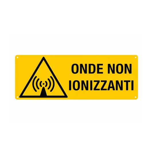 Cartello 'onde non ionizzanti'
