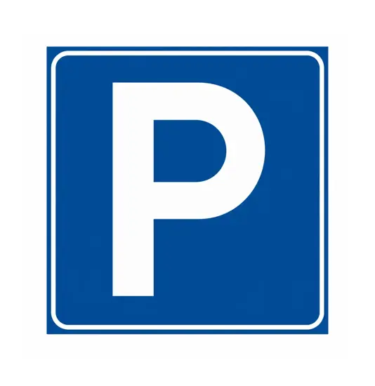 Cartello parcheggio  60x60 cm