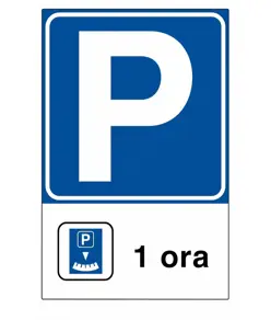Cartello Parcheggio con Disco Orario