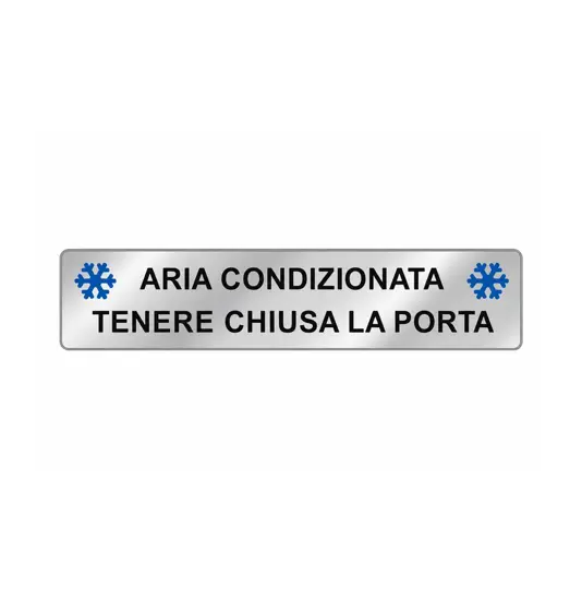 Cartello per interni 'aria condizionata'  EasyFix