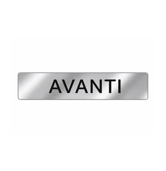 Cartello per interni 'avanti'  EasyFix