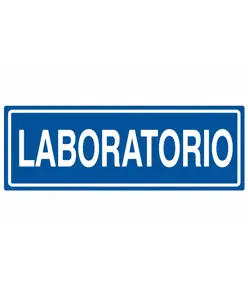 Cartello per interni aziendale 'laboratorio'