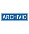 Cartello per interni aziendali 'archivio'