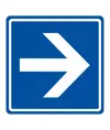 Cartello per interni 'freccia di direzione'
