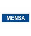 Cartello per interni 'mensa'