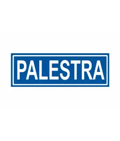 Cartello per interni 'palestra'