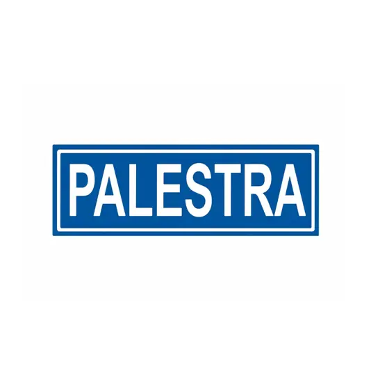 Cartello per interni 'palestra'