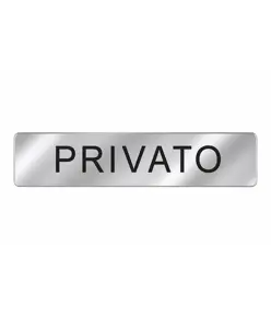 Cartello per interni 'privato'  EasyFix