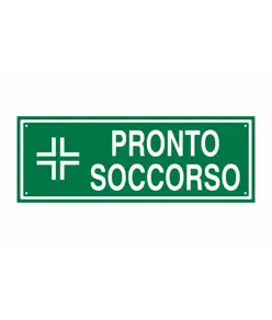 Cartello per interni 'pronto soccorso'