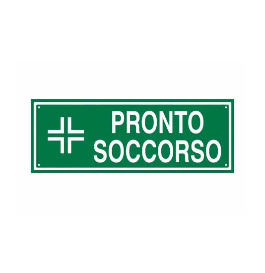 Cartello per interni 'pronto soccorso'