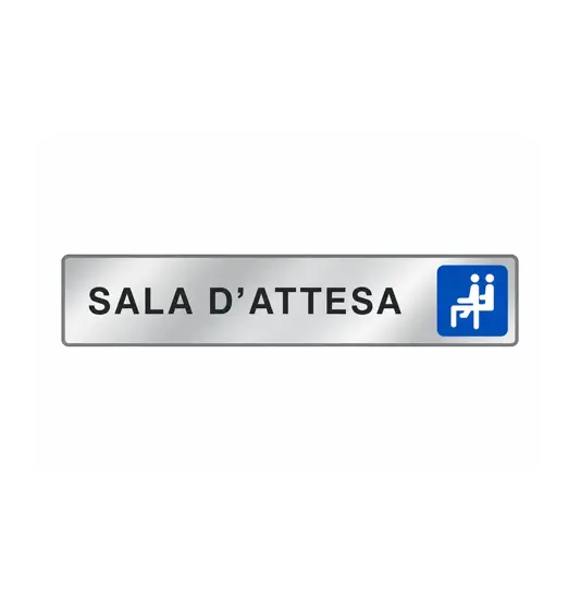 Cartello per interni 'sala d'attesa'  EasyFix
