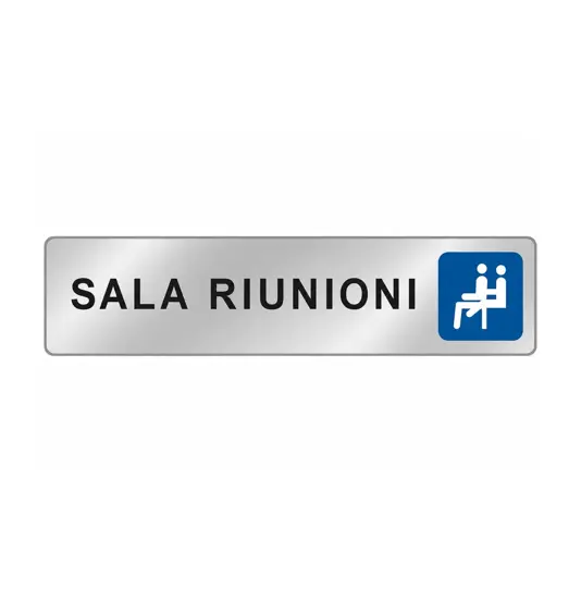 Cartello per interni 'sala riunioni'  EasyFix