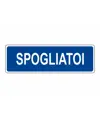 Cartello per interni 'spogliatoi'