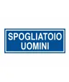 Cartello per interni 'spogliatoio uomini'