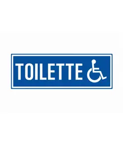 Cartello per interni 'toilette disabili'