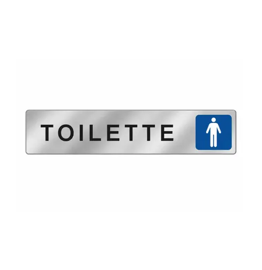 Cartello per interni 'toilette uomo'  EasyFix