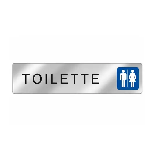 Cartello per interni 'toilette uomo/donna'  EasyFix