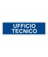 Cartello per interni 'ufficio tecnico'