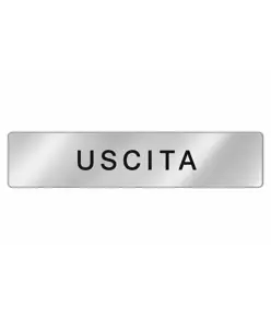 Cartello per interni 'uscita'  EasyFix