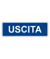 Cartello per interni 'uscita'