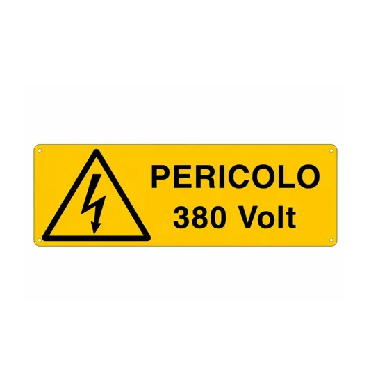 etichette adesive 'pericolo 380 Volt'