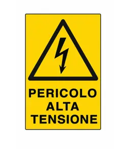 Cartello 'pericolo alta tensione'