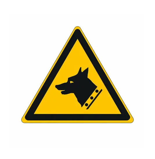 Cartello pericolo  cane da guardia