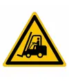Cartello pericolo  carrelli elevatori