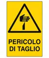 Cartello 'pericolo di taglio'