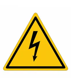 Cartello pericolo  elettricita'