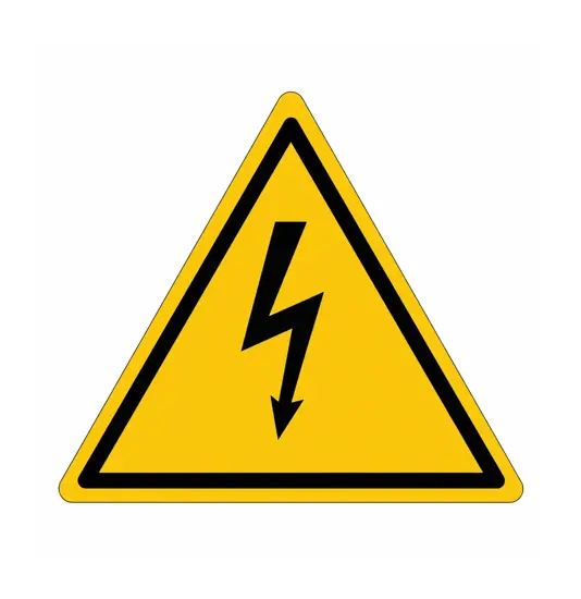 Cartello pericolo  elettricita'