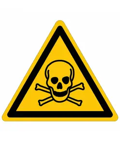 Cartello pericolo  pericolo intossicazione